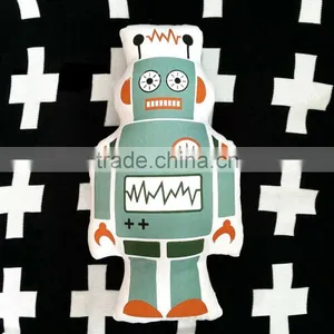 2016 Hot Sale Children Baby Robot/Bear Cartoon PP Cotton Safe Comfortable Touch Pillow Northern European Style Home Decoration thumbnail-4