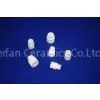 Low Abrade White AL2o3 Ceramic Nut Cap Parts For Chemical, Textile, Aeronautic thumbnail-1