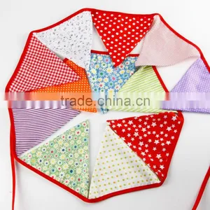 Christmas Decoration Pennant Triangle Bunting String Flag for Party thumbnail-1