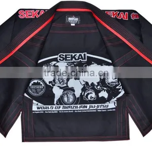 Customized Bjj gi With Inside Printing( White,Black,Blue,Royal Blue,Grey,Green) thumbnail-1