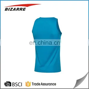 Cool 100% Polyester Breathable Running Singlet Men thumbnail-2