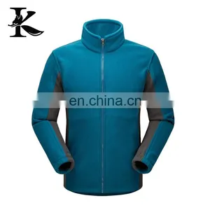 Men's 100%polyester Cardigan Polar Fleece Jacket thumbnail-2