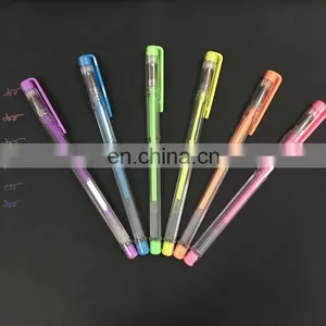Wholesale Plastic Fluorescent Gel Ink Pen Gel Pens That Write on Black Paper thumbnail-4