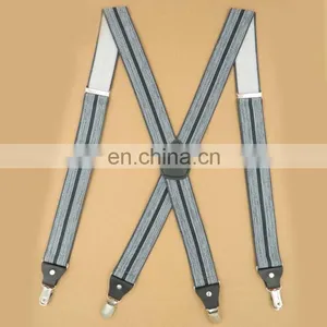 2017 Yiwu Wholesale Custom Printing Suspenders Striped Suspenders thumbnail-3