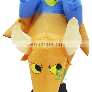 HI Fat Inflatable Cowboy Cosume, Fancy Inflatable Cowboy Ride on Costume thumbnail-4
