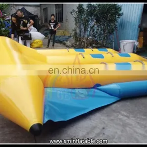 Water Play Games Inflatable Banana Towable Flyfish Water Games Flying Towable Flying Boat For Kids And Adults thumbnail-1