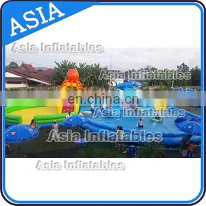 Commercial 15m Big Portable Inflatable Water Park , Inflatable Water Park thumbnail-3