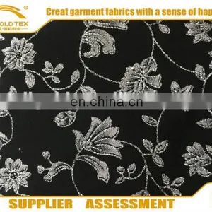 New Design Printing Crinkle FDY Fabric With Small Flower Foil thumbnail-1