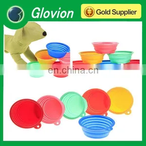 Dog Feeding Bowl Glovion Silicone Pet Dog Bowl Silicone Bowl for Dog thumbnail-1