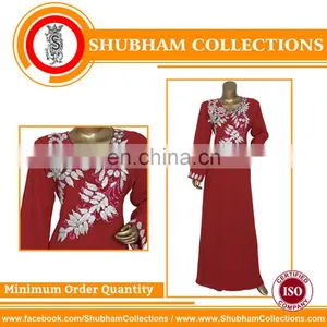 Embroidered Dubai Kaftan thumbnail-1