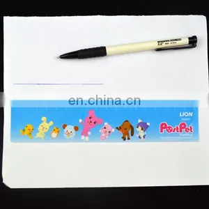 OEM Making Advertising Plastic Shape Ruler thumbnail-5