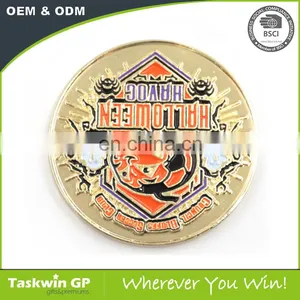 Professional Promotion Custom Good Look Round Shape Mini Gold Plated Emboss Logo Challenge Coin thumbnail-3