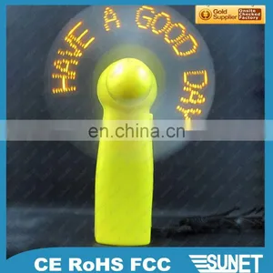 Personalized Programmable Shining Message Led Mini Fan Manual thumbnail-2
