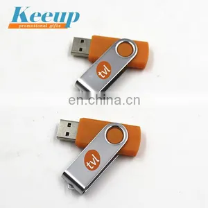 Cheap Wholesale Promotional Gift Twist Metal USB Flash Drive thumbnail-4
