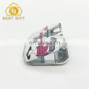 Hot Selling Personalized ''Love You'' Printing Pocket Mirror For Women thumbnail-4