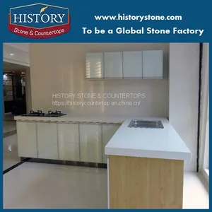 White Galaxy Artificial Quartz Countertops thumbnail-4