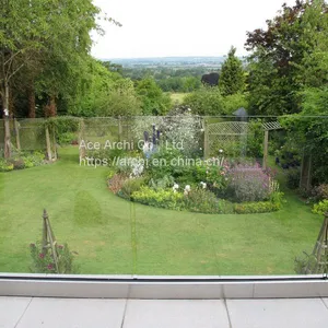 Aluminum Deck Railing / Glass Balustrade / U Channel Glass Railing for Balcony thumbnail-4