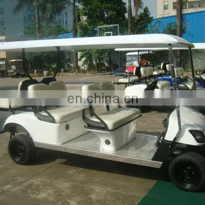Classical Design 6 Person Golf Cart Electric Passenger School Bus Whosale thumbnail-4