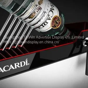 Black Acrylic Wine Rack/acrylic Wine Display Holder thumbnail-1