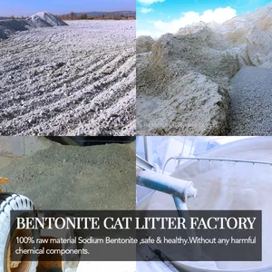 Haosen Cat Litter Bentonite Broken Shape Cat Litter Dust Less Good thumbnail-2