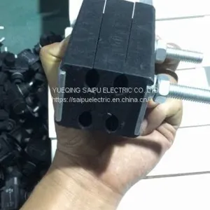 Wire and Cable Plastic Wedge Type Anchor Strain Clamp Tension Clamp Dead End Clamps for 4 Wires thumbnail-3