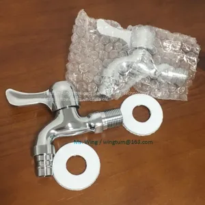 Simple Bathroom Bibcocks SUS 304 Material Garden Taps Polish Finish Wholesale Prices thumbnail-5