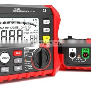 2 Pole and 3 Pole Mode Digital Display Earth Resistance Tester thumbnail-2