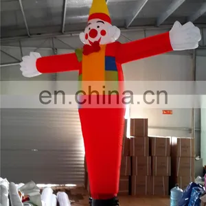 4m High Colorful Inflatable Clown Air Dancers Inflatable Wave Man For Advertising Event thumbnail-4