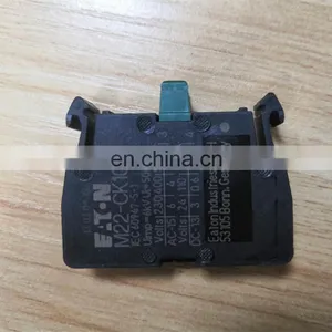 EATON Switch Button Contactor Accessories 2 Poles Auxiliary Contact M22-CK10 thumbnail-1