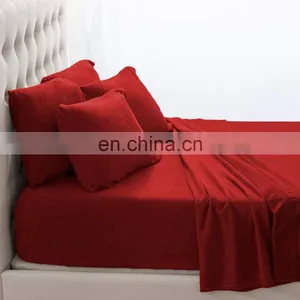 Wholesale Bulk Packing Hotel Fitted Bed Sheets Teddy Fleece Fitted Sheet thumbnail-2
