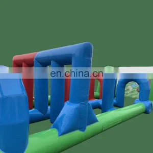 Inflatable Soccer Football Dribble Wipeout Game Fun Carnival Games For Sale thumbnail-4