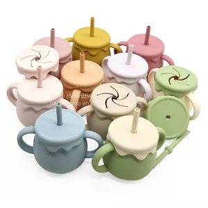 Trainer Cup and Snack Catcher Mushie Snack Snack Cup Holder thumbnail-1