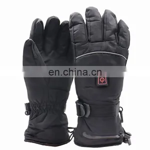 Winter 3 Level Temperature Control USB Electric Battery Heated Keep Warm Sport Heating Driving Ski Gloves thumbnail-1