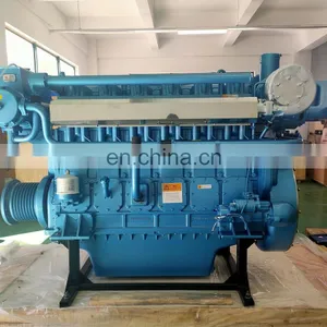 Original Weichai 405kw/550hp/1500rpm WHM6160C550-5 Marine Engine Boat Motor Ship Engine thumbnail-4