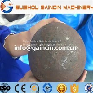 Heat Treatment Forged Steel Balls, Grinding Media Mill Steel Forged and Rolled Balls thumbnail-1