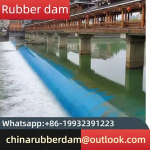 Customized Production of Book Style Inflatable Flood Control Dam, Retaining Dam, Steel Wire Boneless Rubber Dam thumbnail-2