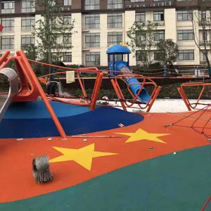 Colored EPDM Rubber Playground Floor Wet Pour in Rubber Surface thumbnail-3