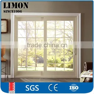 Grill Design Aluminum Waterproof Balcony Sliding Glass Doors With CE thumbnail-1