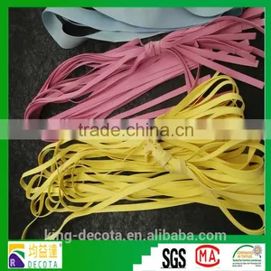 High Elastic Smooth Colorful Synthetic Rubber Belt For Swimwear/underwear thumbnail-1