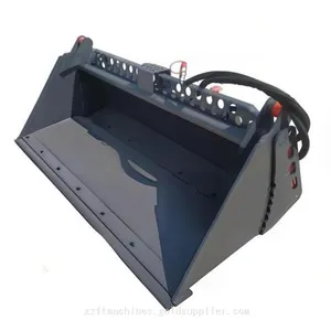 Skid Steer Loader Attachment Hydraulic Bucket 4 in 1 Buckets thumbnail-1
