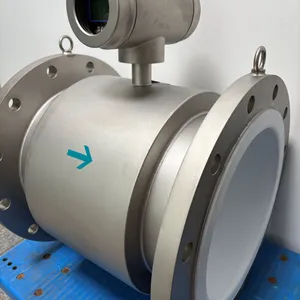 CE Kyue Digital Water Wastewater Flow Meter 4-20ma Rs485 Hart Electromagnetic Flowmeter DN50 DN300 thumbnail-3