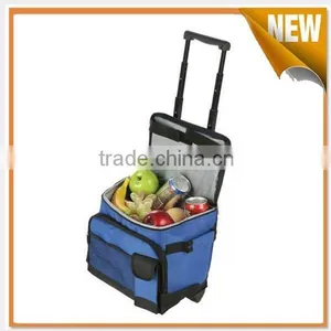Supermarket Trolley Cooler Bag With Wheels thumbnail-1