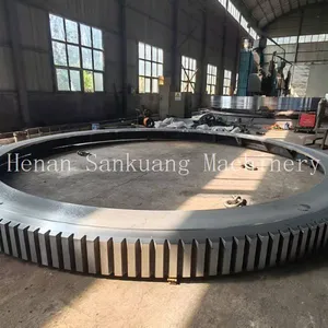 Large Diameter Divided Ring Gear Fabricated From Cast Iron thumbnail-1