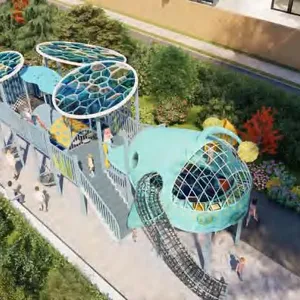 Moon Rabbit Modeling SlideTonghua Castle Amusement Park thumbnail-4