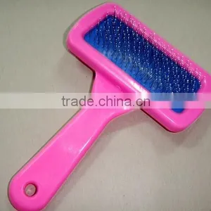 Wholesale PP Plastic Pet Brush ,Dog Grooming Brush Stainless Metal Pin thumbnail-4