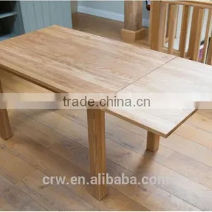 DT-4047 Solid European 6 Seater Oak Long Narrow Dining Table thumbnail-3