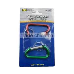 Aluminium Metal Carabiner Hooks Keychains thumbnail-1