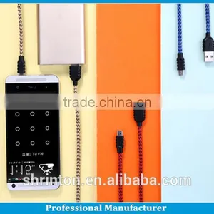 Hot Selling Remax Nylon Braided Usb Cable High Quality Led Usb Charging Cables thumbnail-5