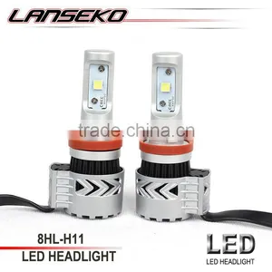 Prefessional Auto Parts 6000lm Car Led Headlight Bulb h8 h9 H11 40w Double Heat Dissipation System thumbnail-1