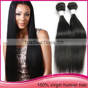 Best Sale Factory Price Peru Virgin Human Hair Extension Natural Black Remy Straight Hair Weaving thumbnail-1